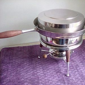 MCM Stainless Steel Fondue Pot